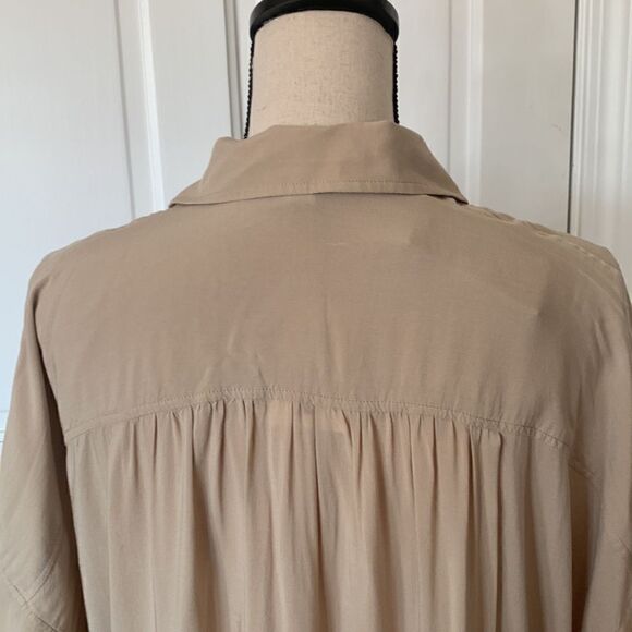 SPLENDID WOMENS TIE-FRONT BUTTON-DOWN SHIRT - Picture 7 of 12